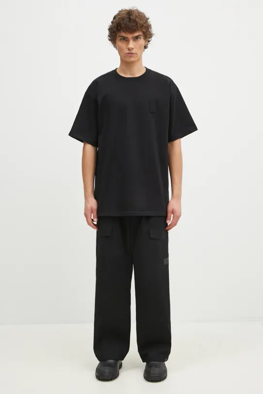 Norse Projects t-shirt in cotone Simon Loose Organic Heavy Jersey N Patch rilassato nero N01.0667.9999
