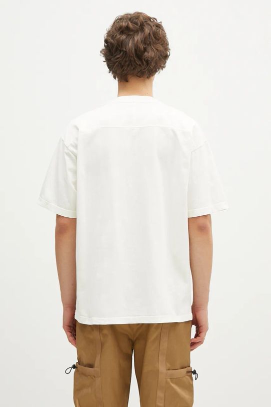 Одежда Хлопковая футболка Norse Projects Simon Loose Organic Heavy Jersey N Patch N01.0667.0957 бежевый