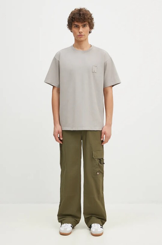 Памучна тениска Norse Projects Simon Loose Organic Heavy Jersey N Patch N01.0667.1071 сив