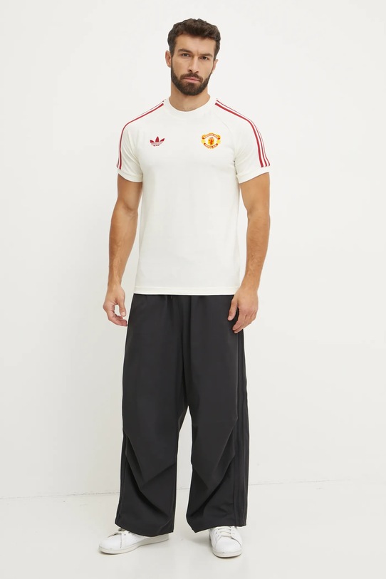 Tričko adidas Originals Manchester United IY0045 béžová AW24