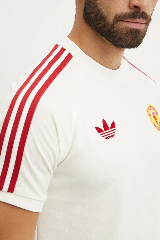 Tričko adidas Originals Manchester United béžová IY0045