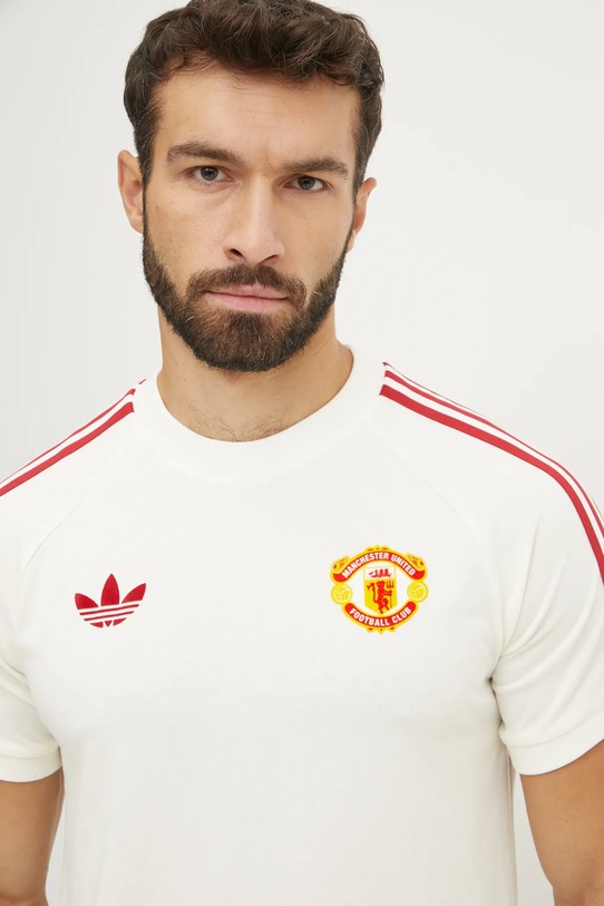 Tričko adidas Originals Manchester United IY0045 béžová