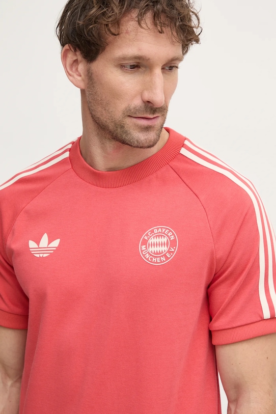 adidas Originals t-shirt F.C. BAYERN pomarańczowy IY0046