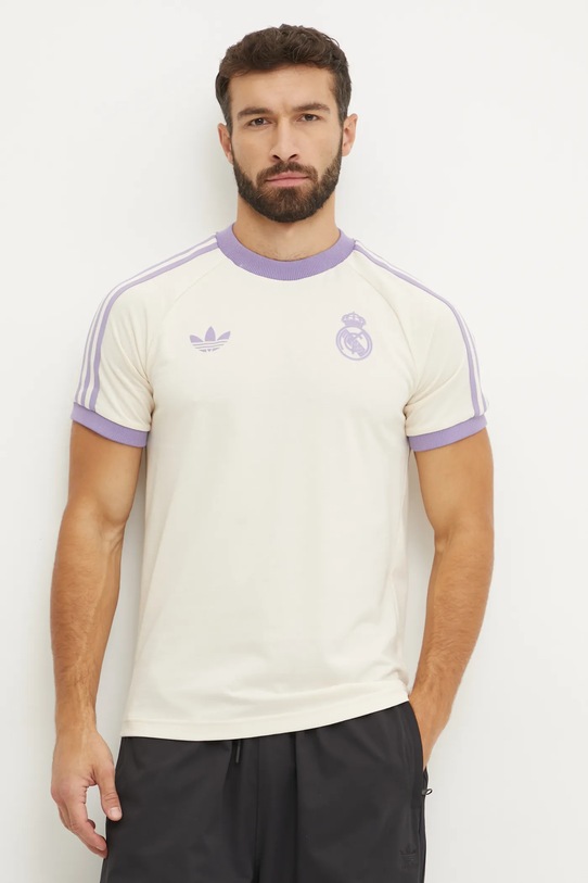adidas Originals t-shirt Real Madrid beige IY0057