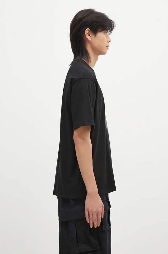 A Bathing Ape cotton t-shirt LUX SPORT PATTERN APE HEAD RELAXED FIT TEE black 1K80110322