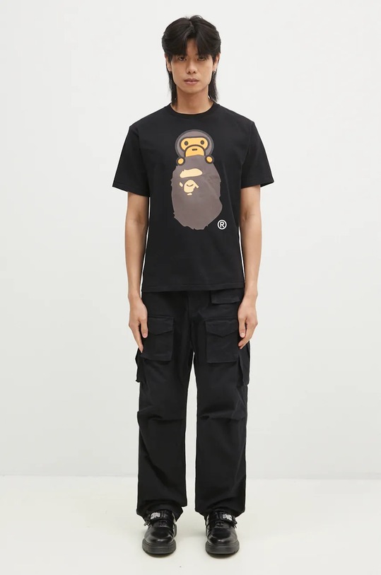 A Bathing Ape cotton t-shirt MILO ON APE HEAD TEE 2K80110002