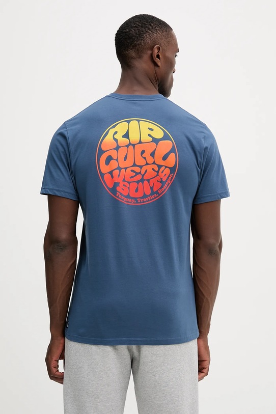 Odzież Rip Curl t-shirt PASSAGE 0JIMTE granatowy
