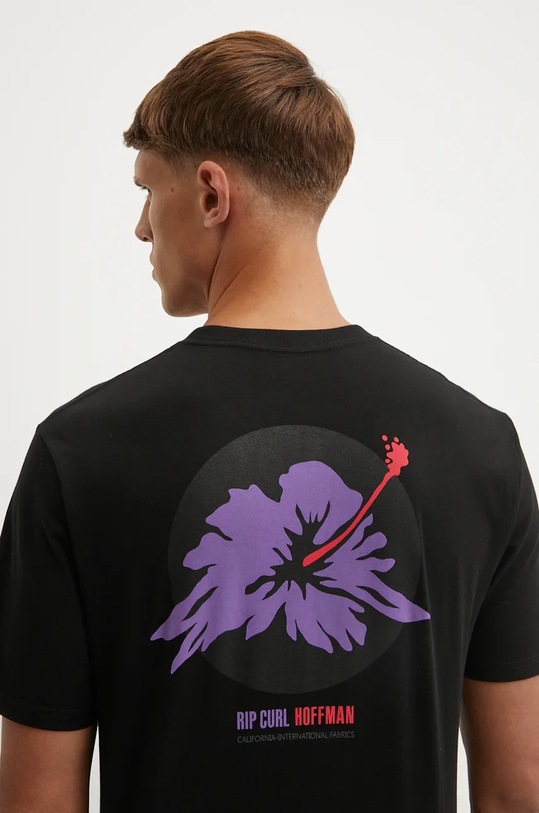 Rip Curl t-shirt SURF REVIVAL HOFFMAN nadruk czarny 0JNMTE