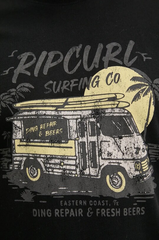 Rip Curl pamut póló SEARCH TRIP fekete 0JRMTE