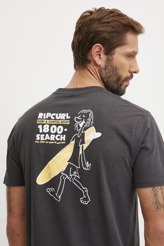 Tričko Rip Curl SURFER DUDE potisk šedá 0JSMTE