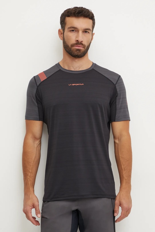Športové tričko LA Sportiva Sunfire regular čierna L63999322