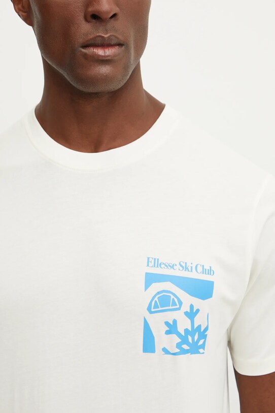 Бавовняна футболка Ellesse SKISETTA SHX20961 бежевий
