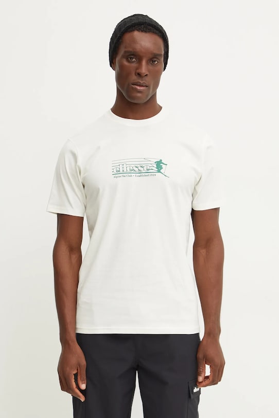 Хлопковая футболка Ellesse WINTEROS хлопок бежевый SHX20962