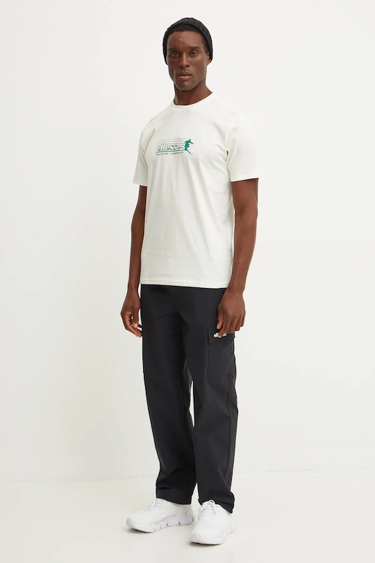 Βαμβακερό μπλουζάκι Ellesse WINTEROS SHX20962 μπεζ AW24