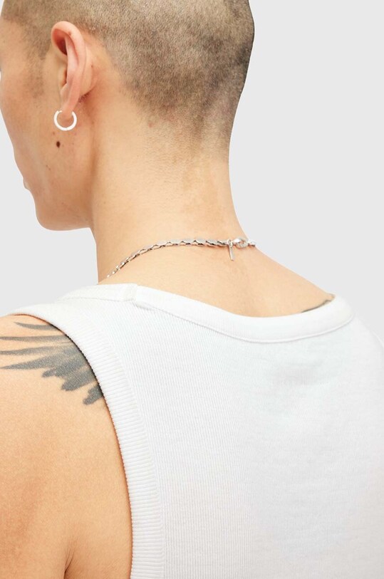 Одежда Хлопковый топ AllSaints EDWARDS VEST M008JB белый