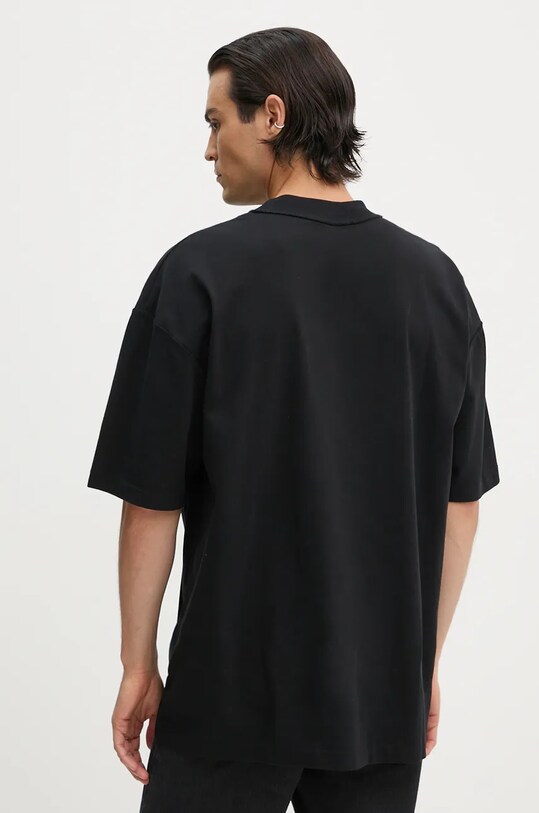 Îmbrăcăminte AllSaints tricou din bumbac ISAC SS CREW M024JB negru