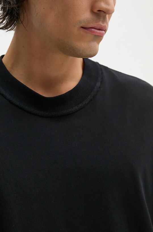 AllSaints tricou din bumbac ISAC SS CREW M024JB negru