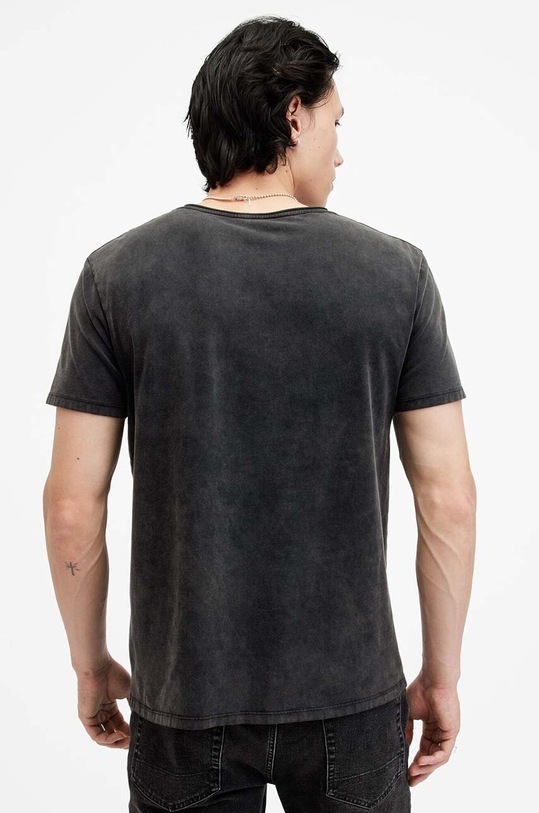 AllSaints tricou din bumbac BODEGA SS CREW negru M026JB