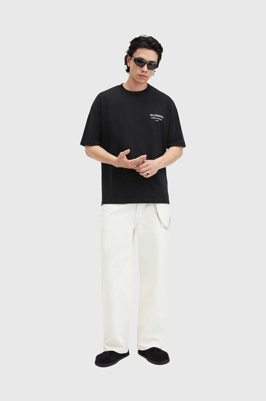 AllSaints t-shirt bawełniany SANCTUM SS CREW M068PB