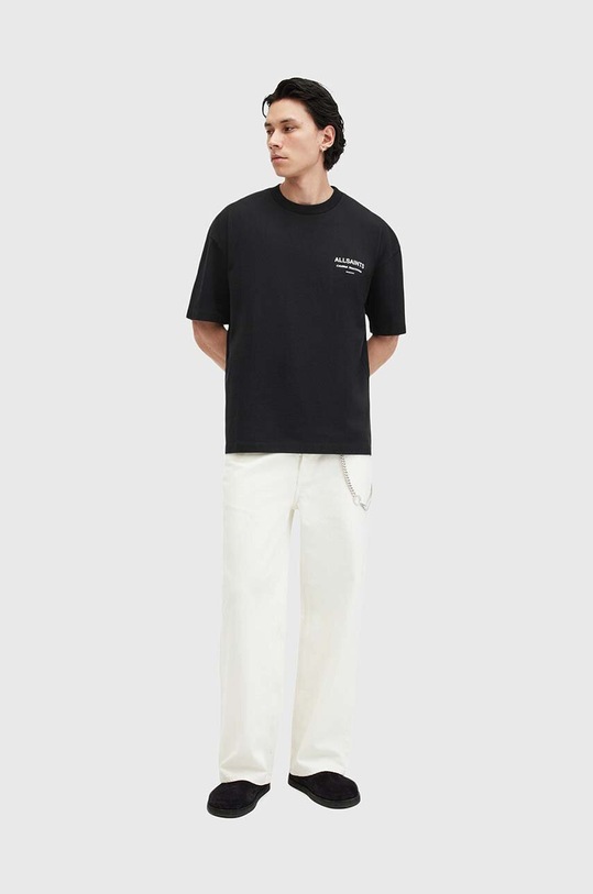 AllSaints t-shirt in cotone SANCTUM SS CREW M068PB