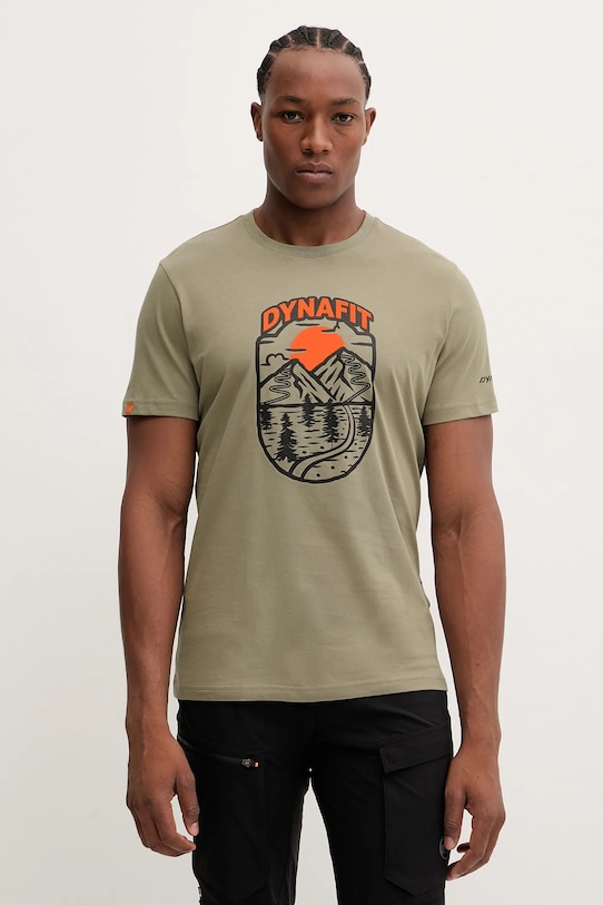 Dynafit t-shirt Graphic brązowy 08.0000070998