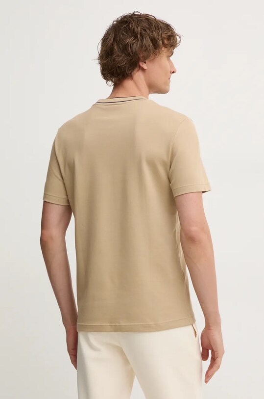 Odzież Lacoste t-shirt TH8174 brązowy