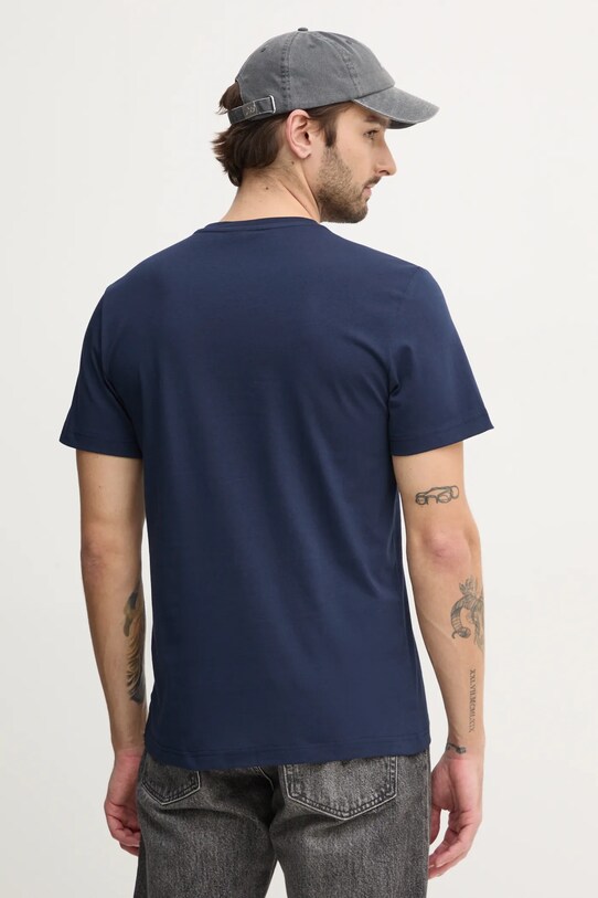Odzież Lacoste t-shirt bawełniany TH5077 granatowy