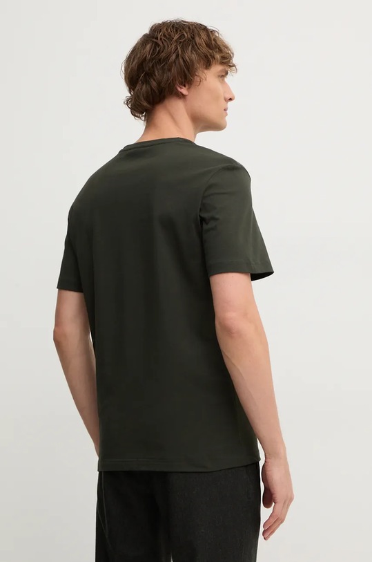 Oblečení Bavlněné tričko Lacoste TH5077 zelená