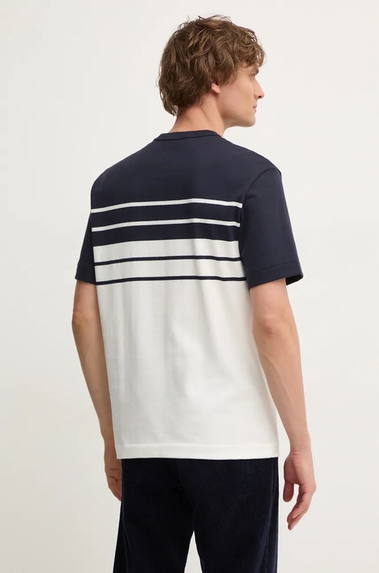 Pamučna majica Lacoste TH8130 mornarsko plava AW24