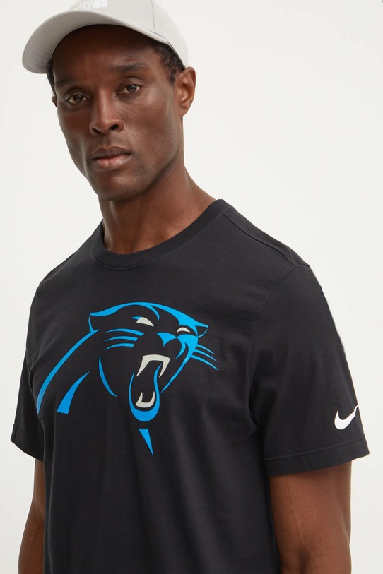 Nike t-shirt in cotone Carolina Panthers nero N199.00A.9D.CLH