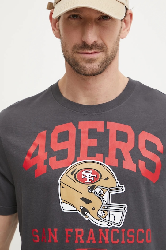 Бавовняна футболка Nike San Francisco 49ers сірий N199.06F.73.5F1