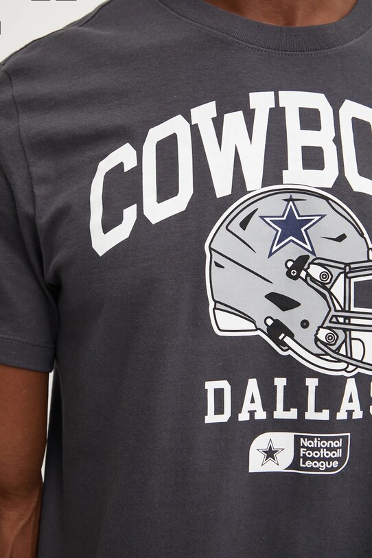 Nike tricou din bumbac Dallas Cowboys N199.06F.7RD.5F1 gri