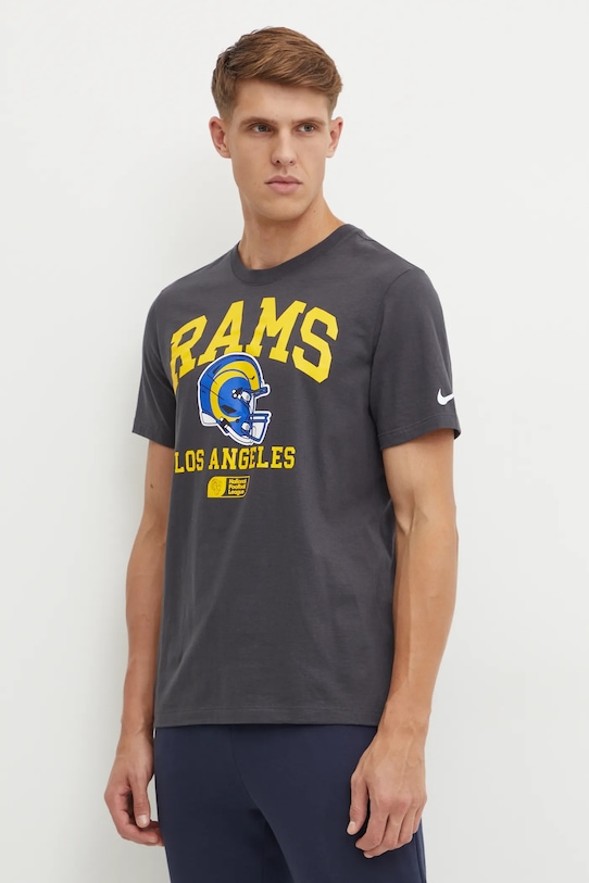 Бавовняна футболка Nike Los Angeles Rams бавовна сірий N199.06F.95.5F1