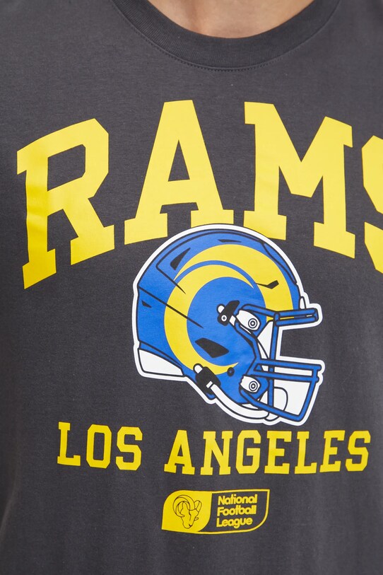 Nike tricou din bumbac Los Angeles Rams N199.06F.95.5F1 gri