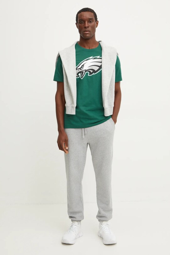Nike pamut póló Philadelphia Eagles N199.3JD.86.CLH türkiz AW24