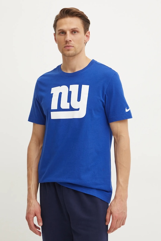 Nike t-shirt bawełniany New York Giants nadruk niebieski N199.4EW.8I.CLH