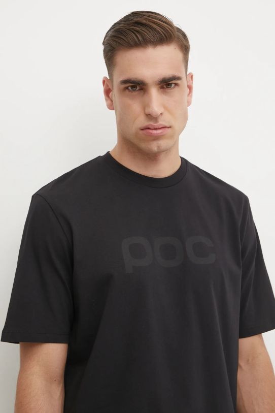 POC t-shirt in cotone sovrastampa nero 61650