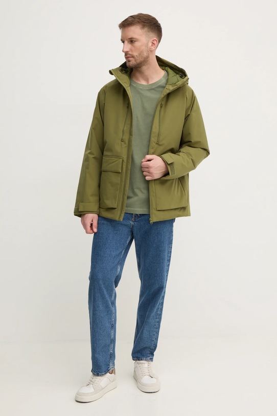 Бавовняна футболка Gant 2057027 зелений AW24