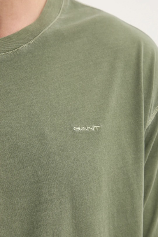 Бавовняна футболка Gant 2057027 зелений