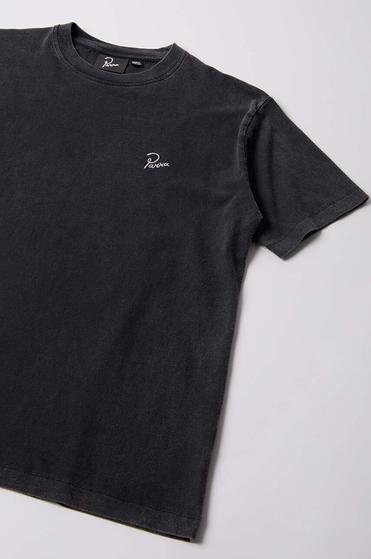 by Parra t-shirt bawełniany Signature czarny 52214