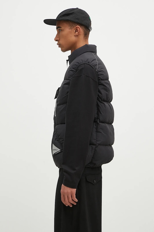 Пухова безрукавка Gramicci Patchwork Wind Tee GUJ4.F3001.M чорний AW24