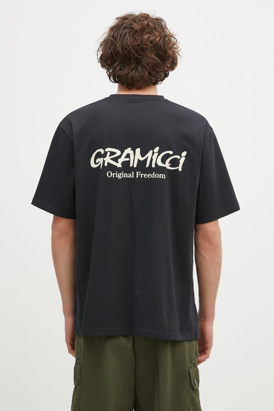 Clothing Gramicci cotton t-shirt Original Freedom Tee G4FU.T098 black