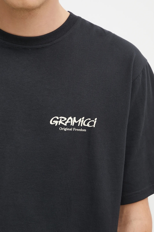 Gramicci cotton t-shirt Original Freedom Tee black G4FU.T098