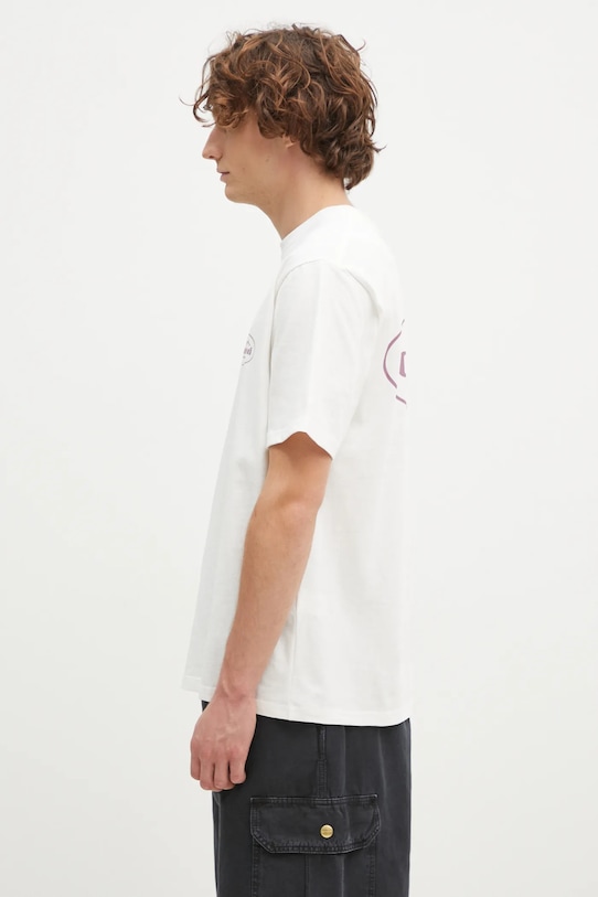 Памучна тениска Gramicci Mountaineering Tee G4FU.T096 бял AW24