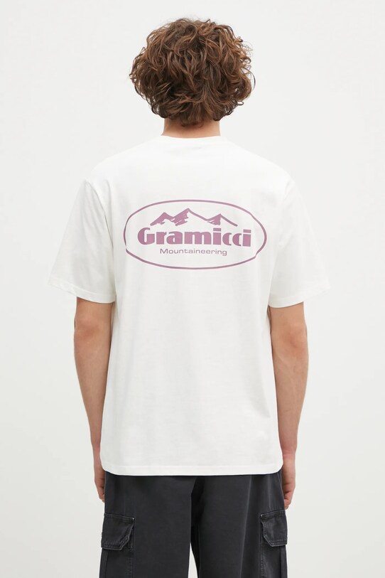 Ρούχα Βαμβακερό μπλουζάκι Gramicci Mountaineering Tee G4FU.T096 λευκό