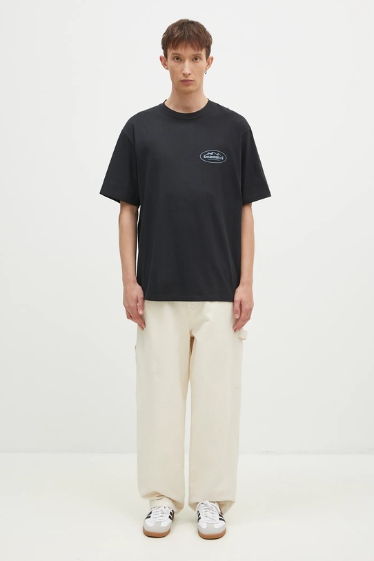 Gramicci t-shirt bawełniany Mountaineering Tee G4FU.T096 czarny