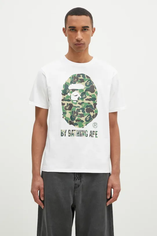 A Bathing Ape cotton t-shirt Abc Camo cotton white 1K80110006