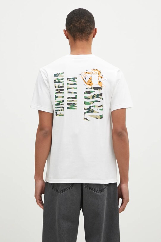 Clothing A Bathing Ape cotton t-shirt Abc Camo Tiger 1K80110008 white