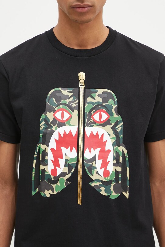 A Bathing Ape cotton t-shirt Abc Camo Tiger black 1K80110008