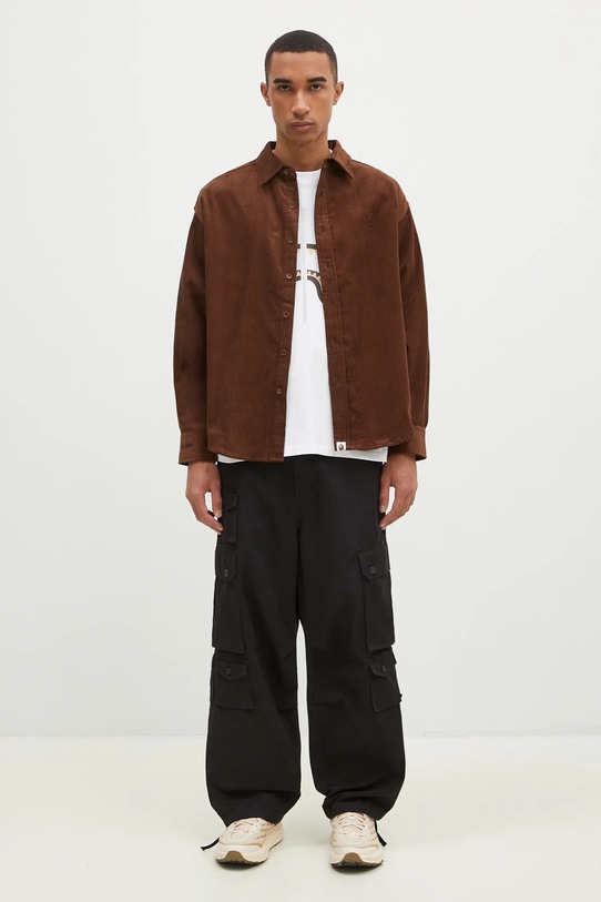 Pamučna majica A Bathing Ape Shark Tee #2 1K70110312 bijela